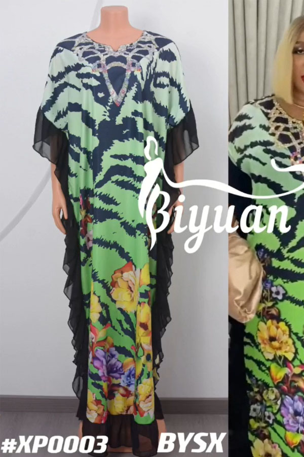 Abaya African Gown Biyuan #XP0003