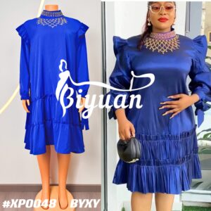 Fashion Dress Short Print Dress African Ladies #XP0048
